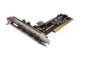 Placa Pci Via Com 5 Portas Usb 2.0 4+1 port cart