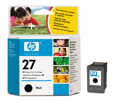 Cartucho HP 27 preto