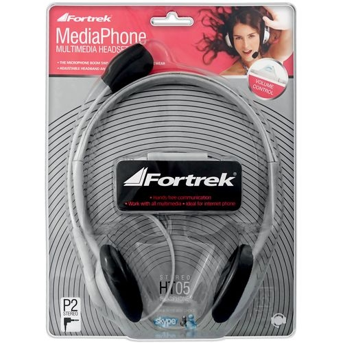 Fone de Ouvido Multimídia MediaPhone HS305 Branco FORTREK