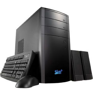 Computador D2800 Atom 2G 500G DVDRW Windows 7 Starter - Sim