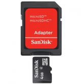 CARTAO DE MEMORIA MICRO SD SANDISK 4GB