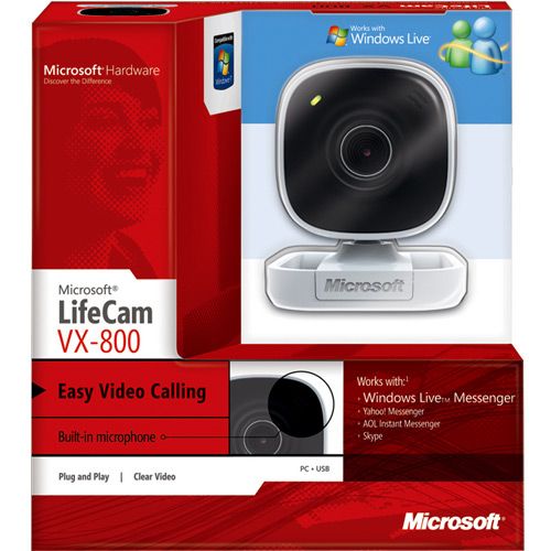 Webcam LIFECAM VX-800 1.3MP COM MICROFONE EMBUTIDO Microsoft