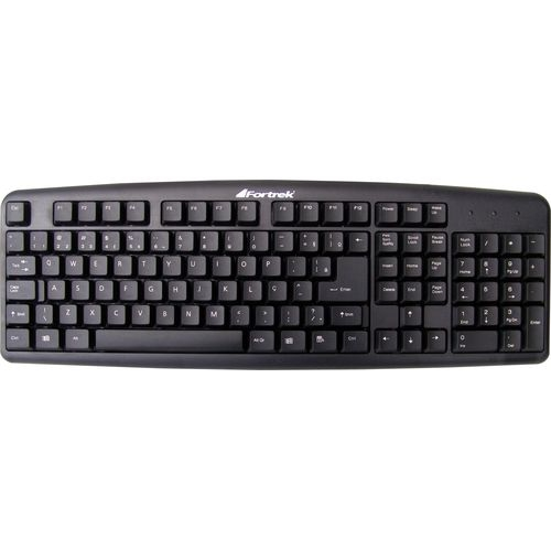 Teclado Standard SK101BK ABNT2 PS2 Preto FORTREK