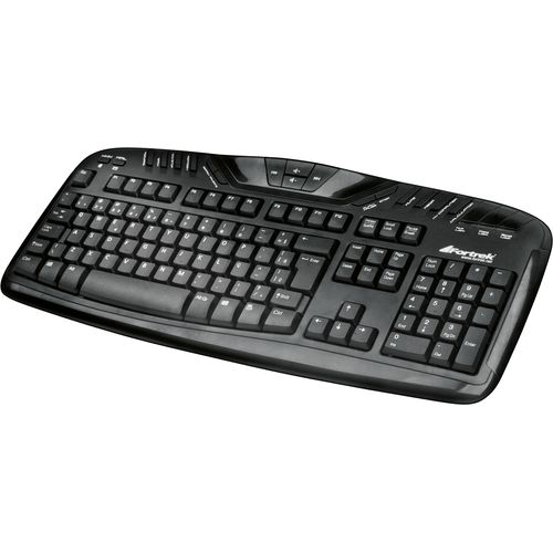 Teclado Multimídia MK501P Navigator2 PS2 Preto FORTREK