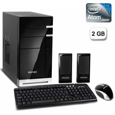 Computador DAL25000 Atom 330 2GB 500GB DVDRW Linux - Mirax