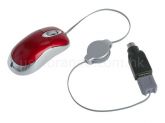 Mini Mouse Óptico Usb Sh-003 Retrátil Plug And Play 1500 D